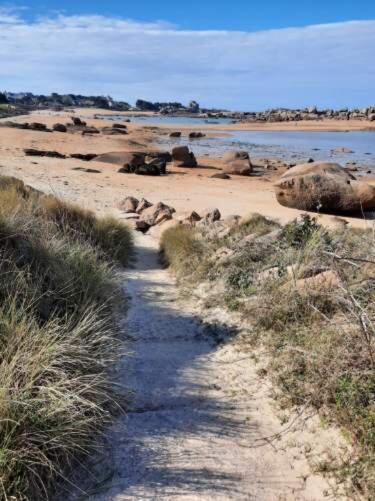 Appartement Plage De Trestraou 45M2 Perros-Guirec Exteriör bild