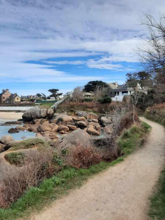 Appartement Plage De Trestraou 45M2 Perros-Guirec Exteriör bild